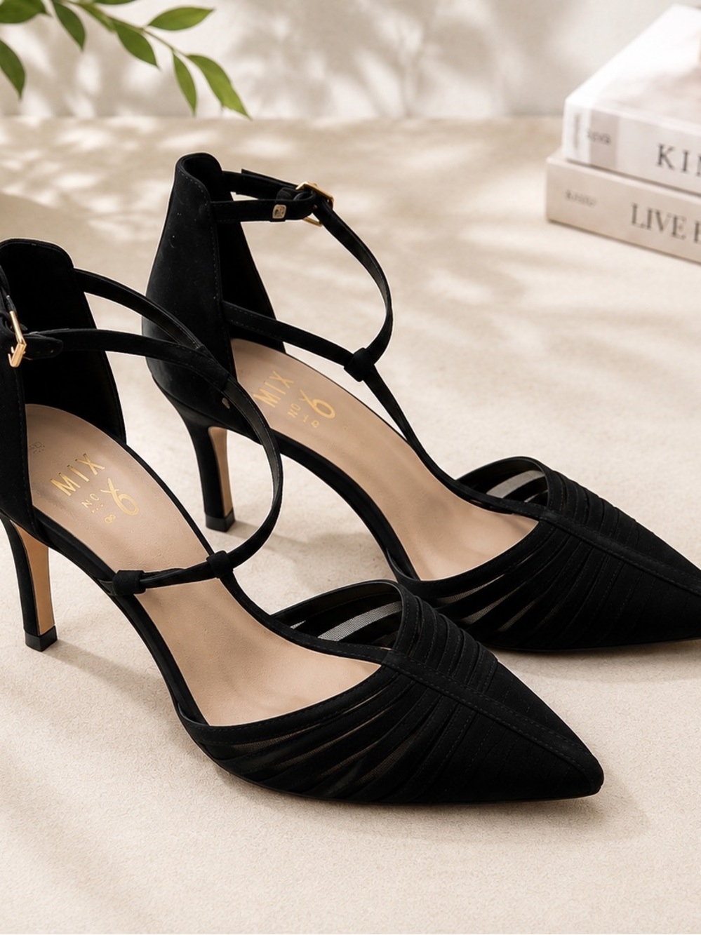 Mix No. 6 Black Heels Women Heels Lovely Condition Like New Black Heels
